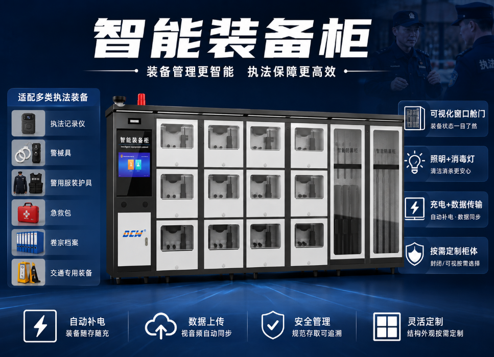 达辰威（DCW）智能装备柜：多模态身份核验，全流程自动留痕