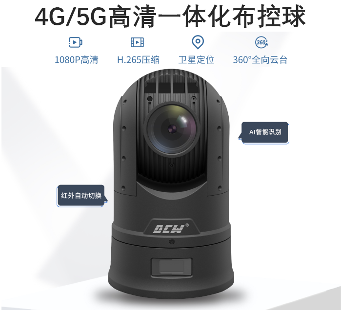 随装随用，智能预警——达辰威（DCW）高清一体化布控球点亮城市安全“移动哨兵”！