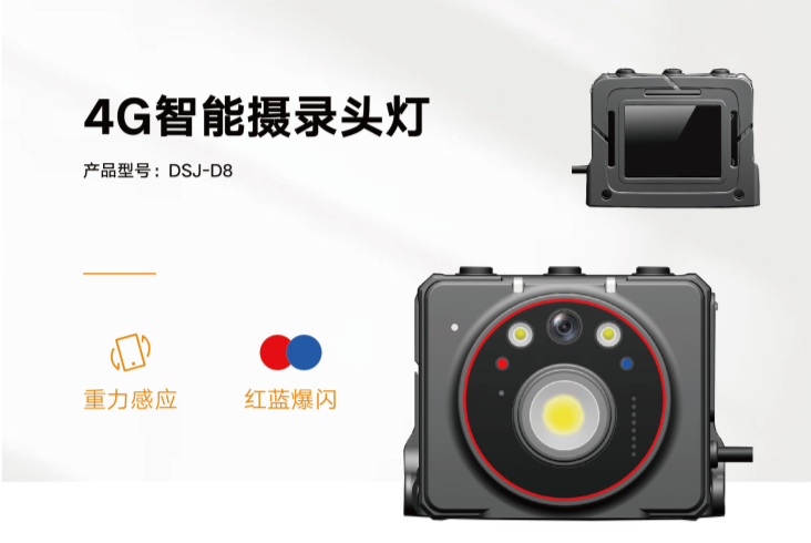 4G智能摄录头灯