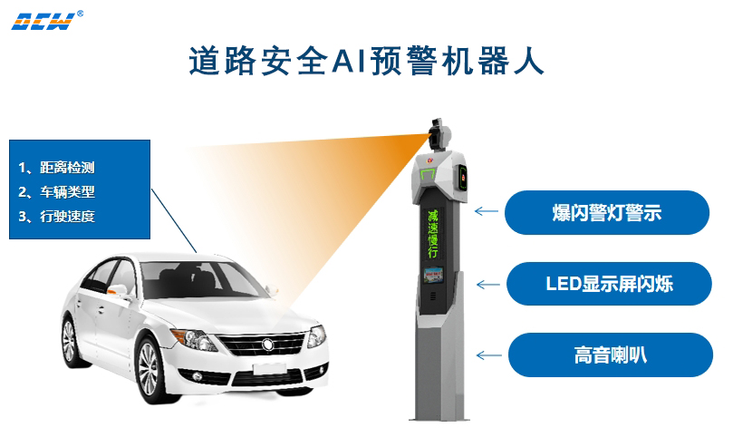 道路安全AI预警机器人
