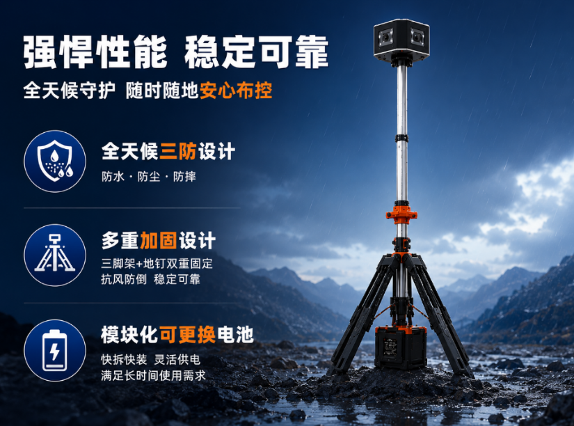 4G便携式全景摄录系统