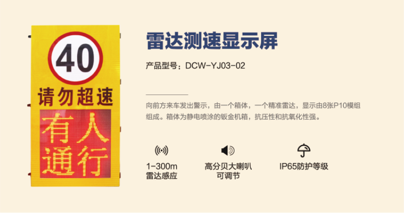 雷达测速屏