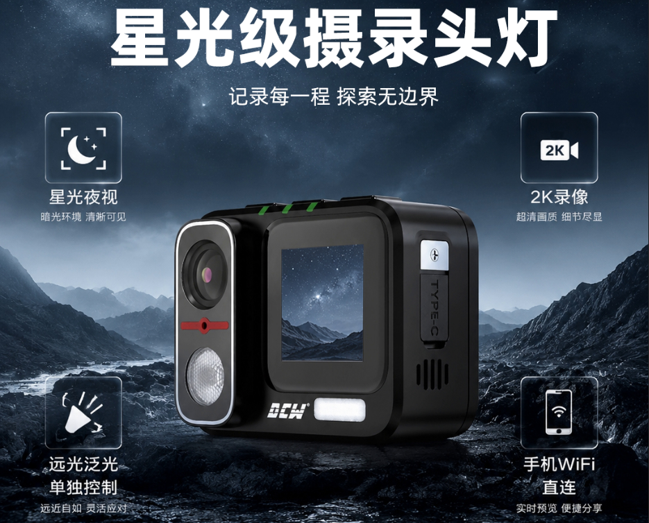 星光夜视T3摄录头灯